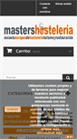 Mobile Screenshot of mastershosteleria.com